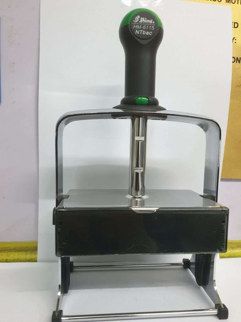 Heavy Duty Rubber Stamp