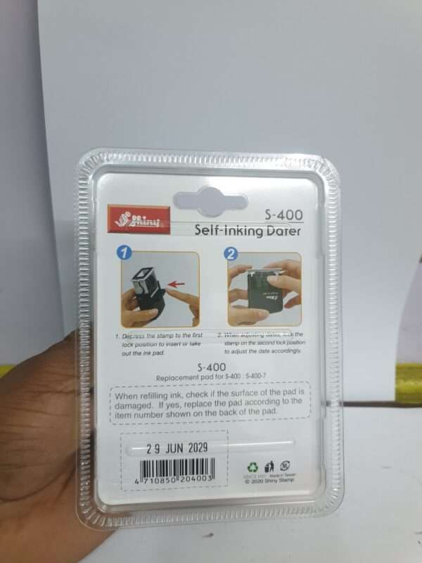 Dater Self Inking Rubber Stamp