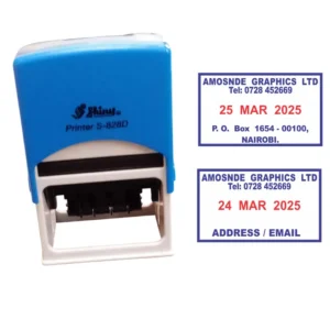 Self inking date stamp