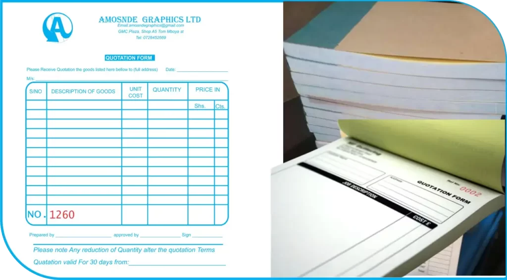 Quotation Book Printing