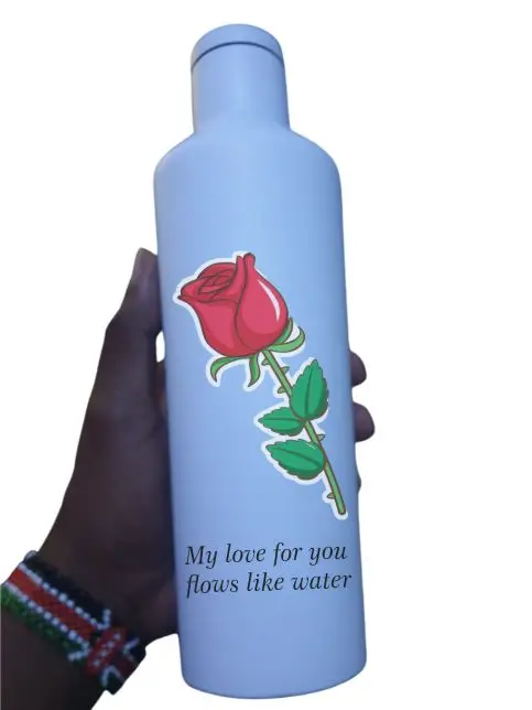 Branded Thermal bottles Perfect Gifts For a Her Girlfriend or lovers Personalised with Love Wordings