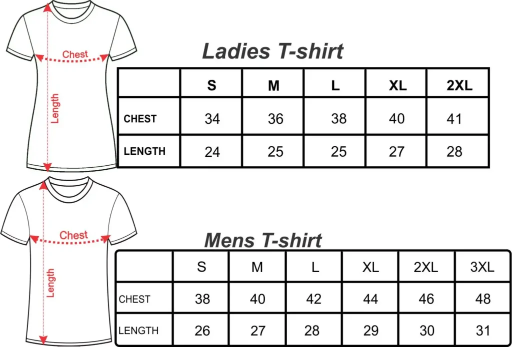 T shirt Printing Shop how to know the size of t-shirt to Purchase by amosnde Graphics