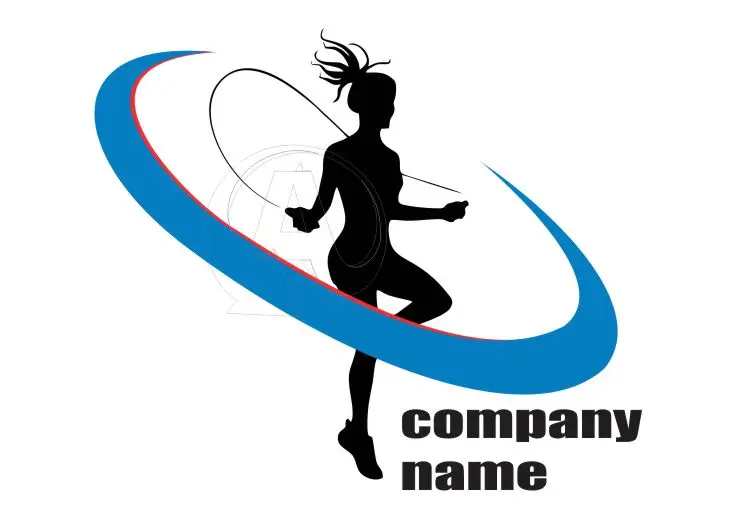 Gymnastics-Yoga & Aerobics Logo Design
