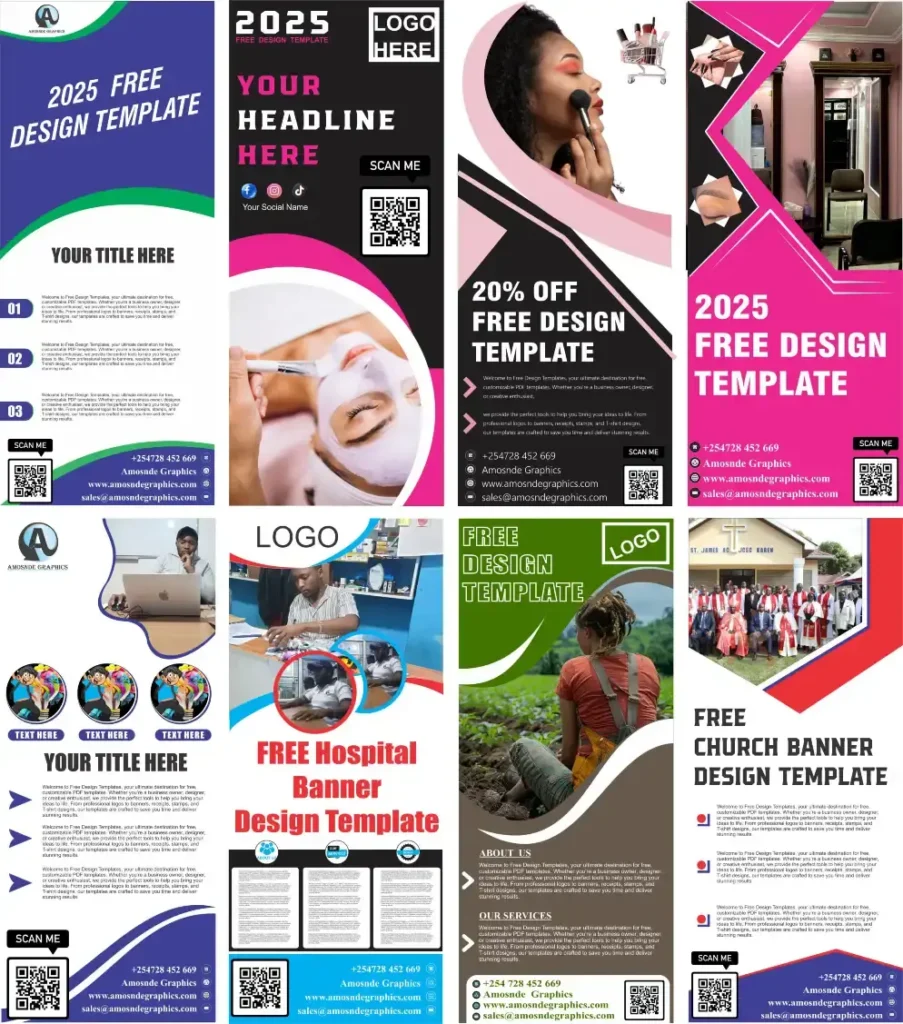 Roll up Banners design