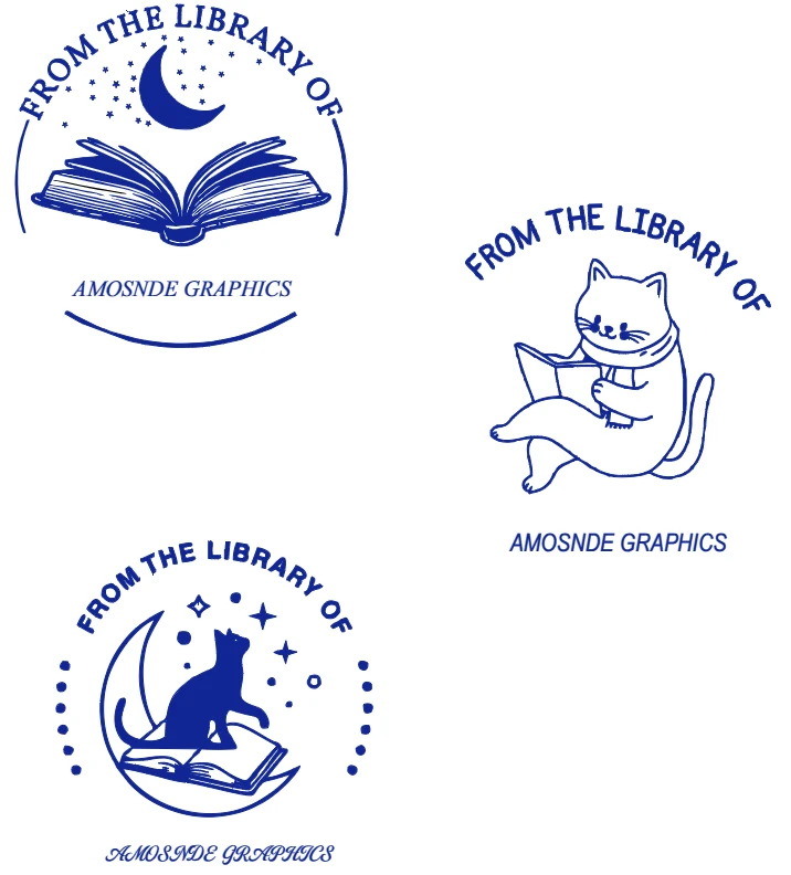 Library Rubber Stamps