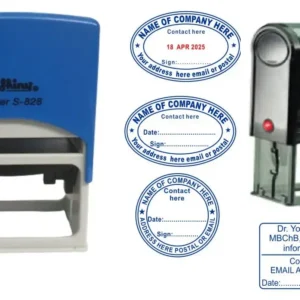 Custom Company Rubber Stamp